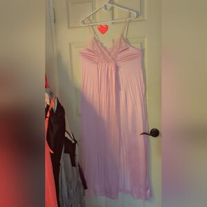 Chic Pink Lace Nightgown (Never Worn)